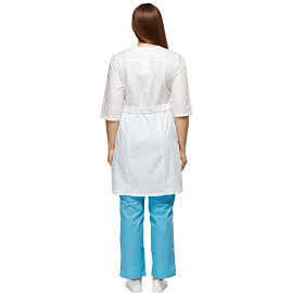 Халат медицинский женский М20 ХЛ белый (размер 48-50, рост 158-164)