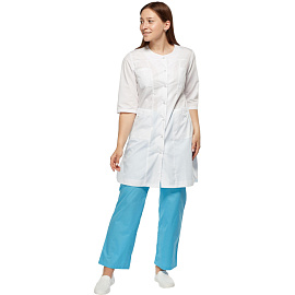 Халат медицинский женский М20 ХЛ белый (размер 48-50, рост 158-164)