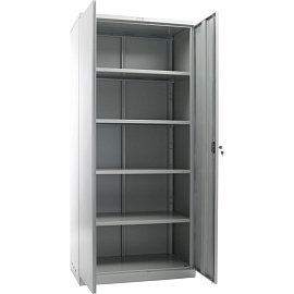 Шкаф металлический (архивный) для документов Практик CB-15 (серый, 850x500x2000 мм)