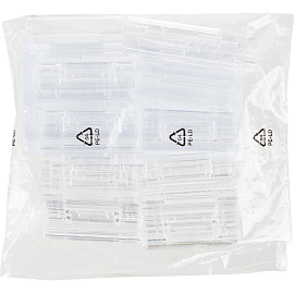 Ярлычки для подвесной регистратуры Комус пластиковые (25 штук в упаковке)