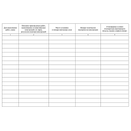 Журнал монтажных работ (32 листа, скрепка, обложка мелованный картон)