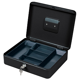 Денежный ящик Cactus CS-CB-004 240х300х90 мм черный