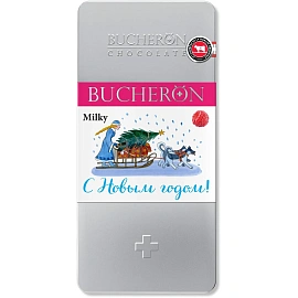 Шоколад Bucheron молочный с малиной 100 г