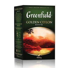 Чай листовой черный Greenfield Golden Ceylon 100 г
