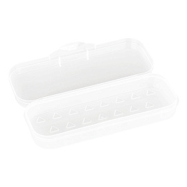 Пенал-футляр, 215*90*43 СТАММ, прозрачный, бесцветный