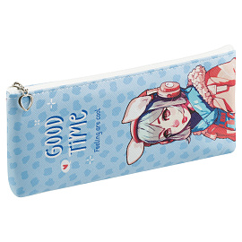 Пенал мягкий 200*85*30 MESHU "Good time blue", искусственная кожа фото Пенал мягкий 200*85*30 MESHU "Good time blue", искусственная кожа