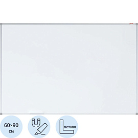 Доска магнитно-маркерная 60x90 см Комус Premium эмаль