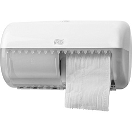 Диспенсер для туалетной бумаги в рулонах Торк (Tork) Elevation Т4 557000 пластиковый белый