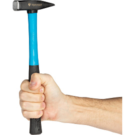 Молоток слесарный TOPFORT с фибергласовой рукояткой 300 г