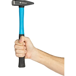 Молоток слесарный TOPFORT с фибергласовой рукояткой 500 г