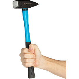 Молоток слесарный TOPFORT с фибергласовой рукояткой 1000 г