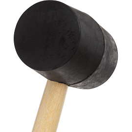 Киянка резиновая TOPFORT c деревянной рукояткой 500 г