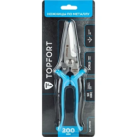 Ножницы по металлу TOPFORT 200 мм