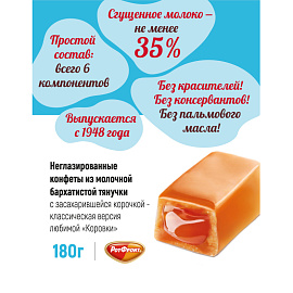 Конфеты Коровка 180 г