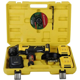 Шлифмашина угловая аккумуляторная Hanskonner HAG18125BL