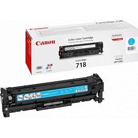 Картридж лазерный Canon 718 2661B002 голубой оригинальный