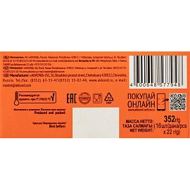 Батончики мюсли Акконд Фитси мультизлаки и курага (16 штук по 22 г)