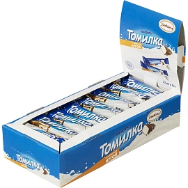 Шоколадные батончики Акконд Томилка со сливочной нугой (22 штуки по 30 г)