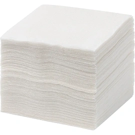 Салфетки бумажные Focus 1-слойные 20х24 см белые (100 листов в пачке)