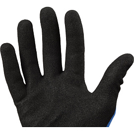 Перчатки рабочие защитные Scaffa Механик нейлоновые с нитрильным покрытием синий/черный (13 класс, размер 8 (M)) NY1350S-NV/BLK