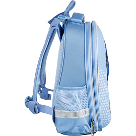 Ранец Комус Класс (№1 School) 3D Funny shark голубой с двумя отделениями фото Ранец Комус Класс (№1 School) 3D Funny shark голубой с двумя отделениями