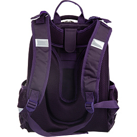 Ранец Комус Класс (№1 School) 3D Robot фиолетовый с двумя отделениями фото Ранец Комус Класс (№1 School) 3D Robot фиолетовый с двумя отделениями