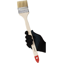 Кисть малярная радиаторная Stayer Master из натуральной щетины 75 мм (0112-75_z01) фото Кисть малярная радиаторная Stayer Master из натуральной щетины 75 мм (0112-75_z01)