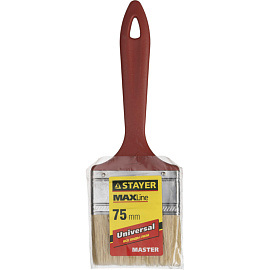 Кисть малярная плоская Stayer Universal-Master из натуральной щетины 75 мм ( 0107-75-Z01)
