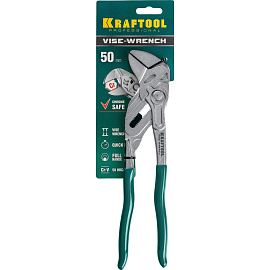 Клещи переставные-гаечный ключ KRAFTOOL 250 мм Vise-Wrench, 22065