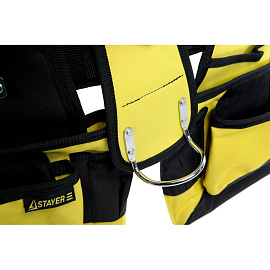 Пояс для инструментов STAYER, нейлоновый, 18 карманов