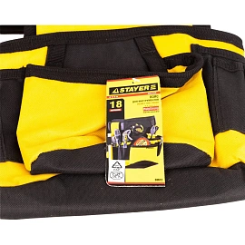 Пояс для инструментов STAYER, нейлоновый, 18 карманов