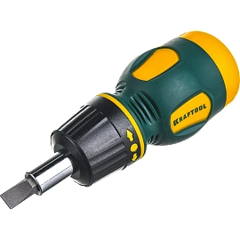 Отвёртка реверсивная Kraftool с насадками (29 предметов, 25556-H29)