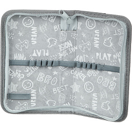 Пенал односекционный Комус Класс Velo черный