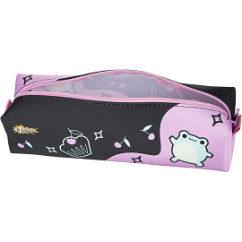 Пенал-косметичка односекционный Комус Класс Froggy черный