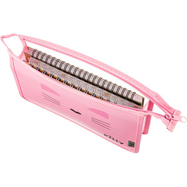 Папка для тетрадей Комус Класс Kitty А5 полипропилен с 1 отделением на молнии