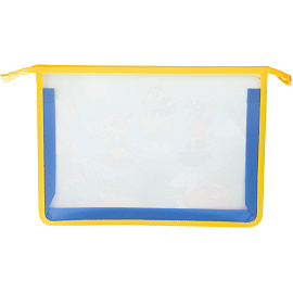 Папка для тетрадей Комус Класс Шустрики А4 полипропилен с 1 отделением на молнии