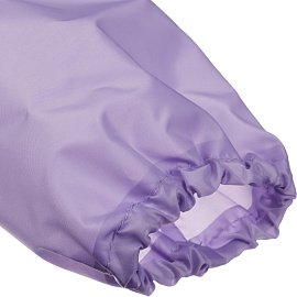 Фартук для труда Комус Класс (№1 School) Леопард сиреневый с нарукавниками