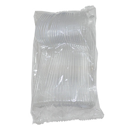 Ложка одноразовая столовая прозрачная 180 мм (2000 штук в упаковке)