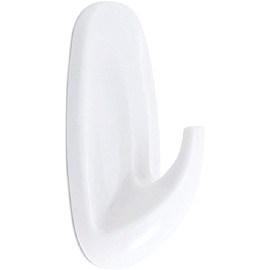 Крючок Aviora самоклеящийся белый до 1.5 кг (2 крючка)