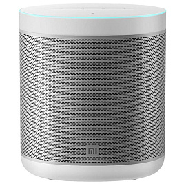 Умная колонка Xiaomi Mi Smart Speaker белая с микрофоном и подсветкой (QBH4221RU)