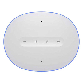Умная колонка Xiaomi Mi Smart Speaker белая с микрофоном и подсветкой (QBH4221RU)