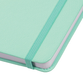 Ежедневник недатированный Attache искусственная кожа А5 136 листов мятный с фиксирующей резинкой