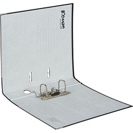 Папка-регистратор Комус Экономи 50 мм черная бумвинил/бумага