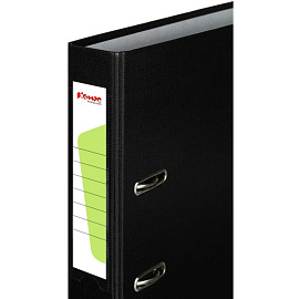 Папка-регистратор Комус Экономи 50 мм черная бумвинил/бумага