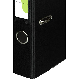 Папка-регистратор Комус Экономи 50 мм черная бумвинил/бумага