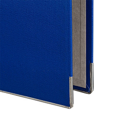 Папка-регистратор Комус Экономи 50 мм синяя бумвинил/бумага с защитным уголком
