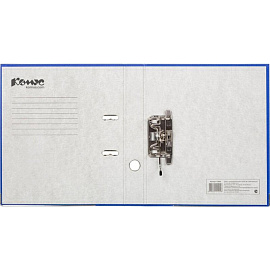 Папка-регистратор Комус Экономи 50 мм синяя бумвинил/бумага с защитным уголком