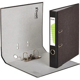 Папка-регистратор Комус 50 мм чёрная бумага с защитным уголком