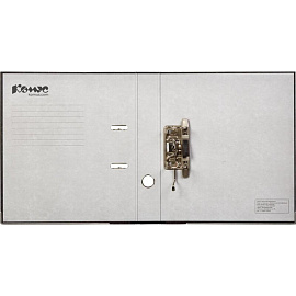 Папка-регистратор Комус 50 мм чёрная бумага с защитным уголком