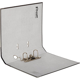 Папка-регистратор Комус 50 мм чёрная бумага с защитным уголком